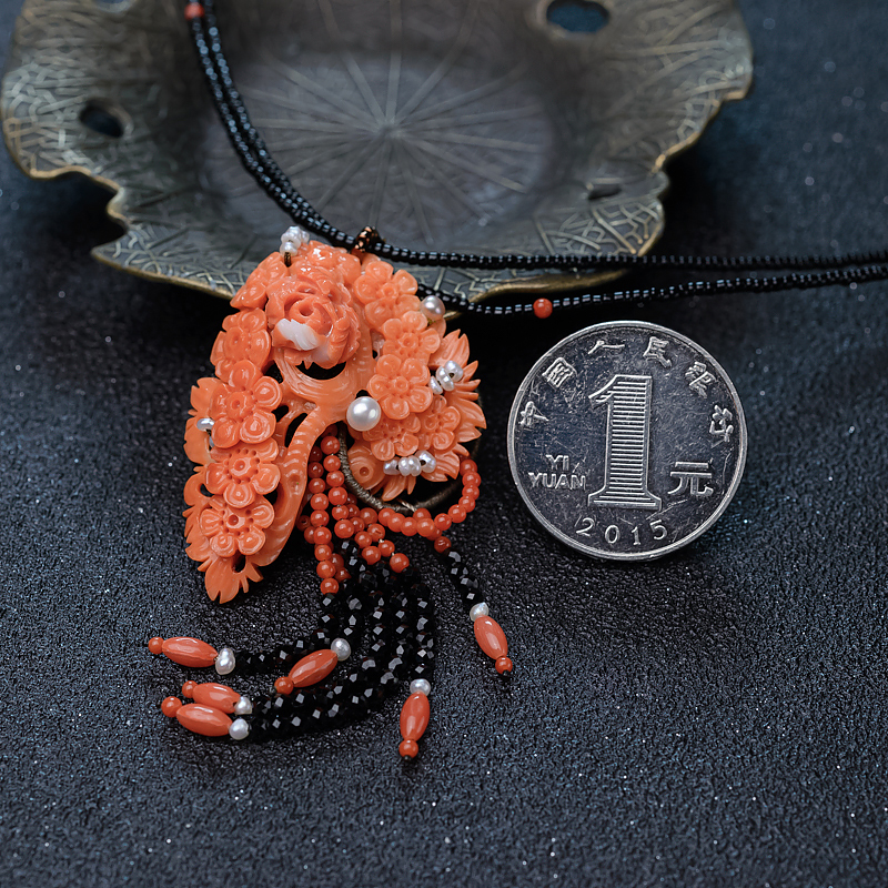 MOMO珊瑚项链-红掌柜