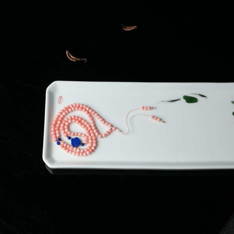 珊瑚多圈手串-红掌柜 