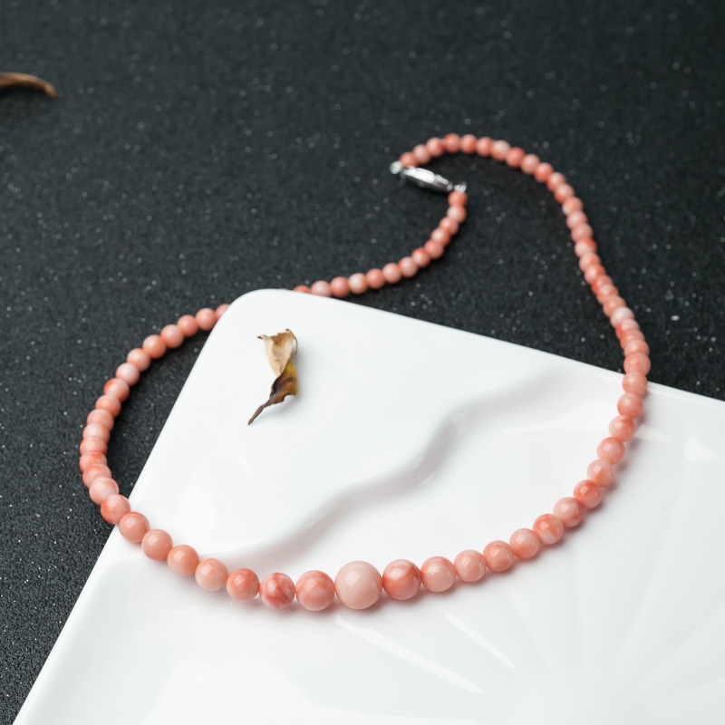 天然深水珊瑚塔链-红掌柜