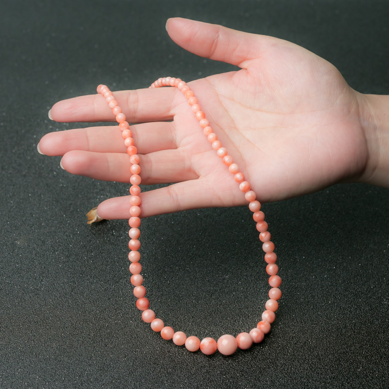 台湾天然深水珊瑚塔链-红掌柜