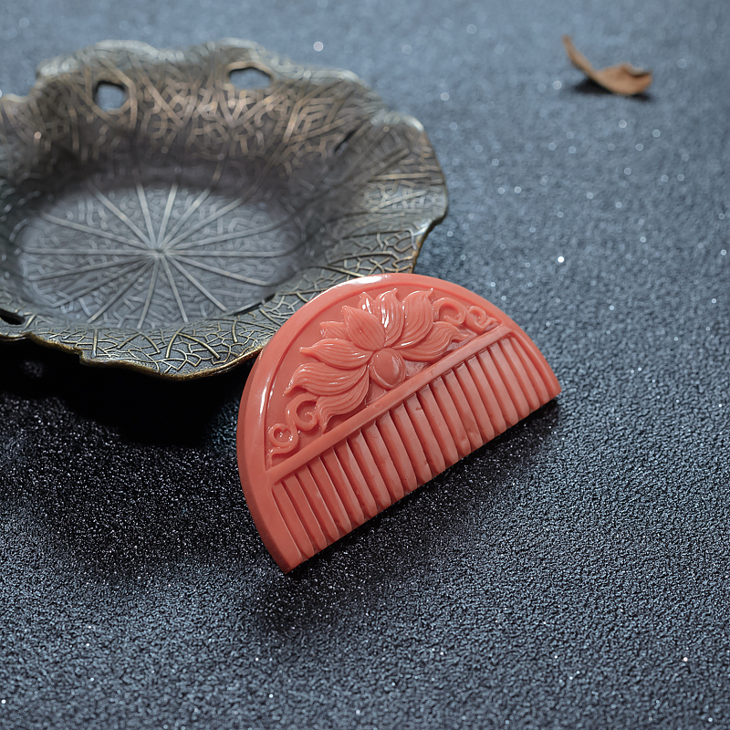 台湾MOMO珊瑚梳子-红掌柜