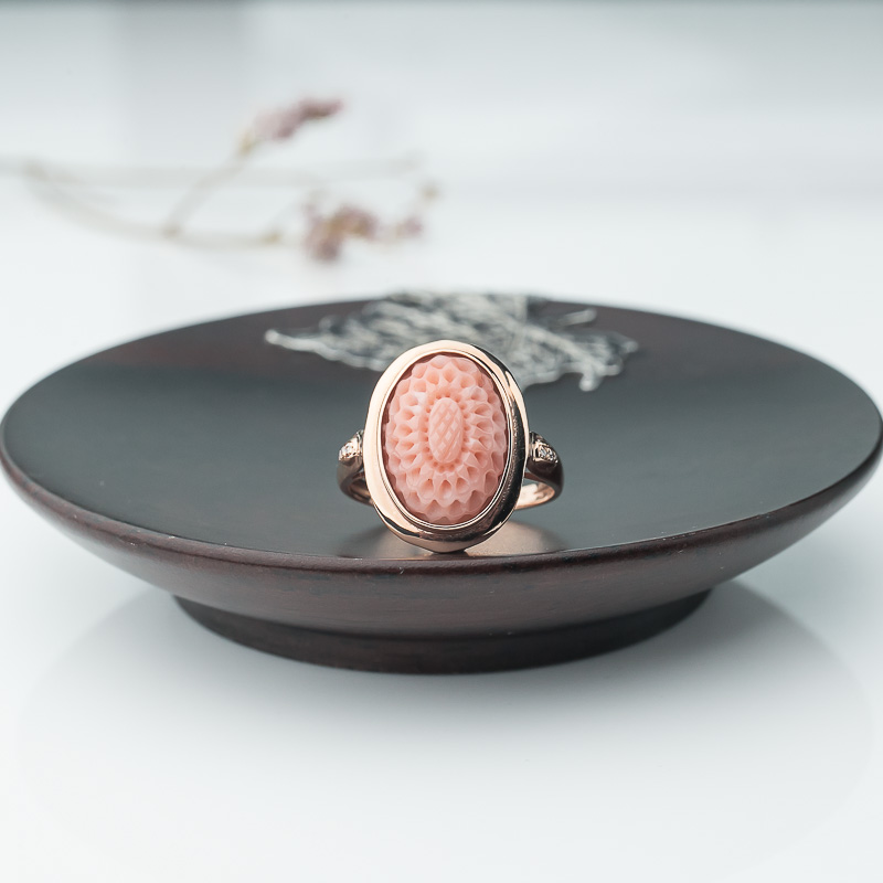 珊瑚花戒指-红掌柜