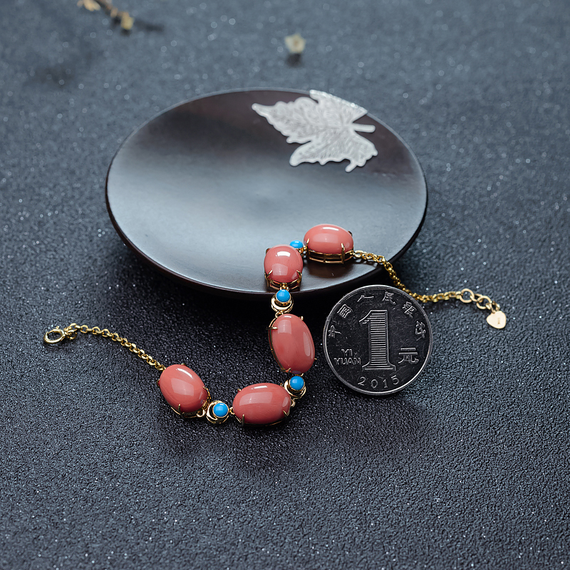 天然珊瑚手链-红掌柜