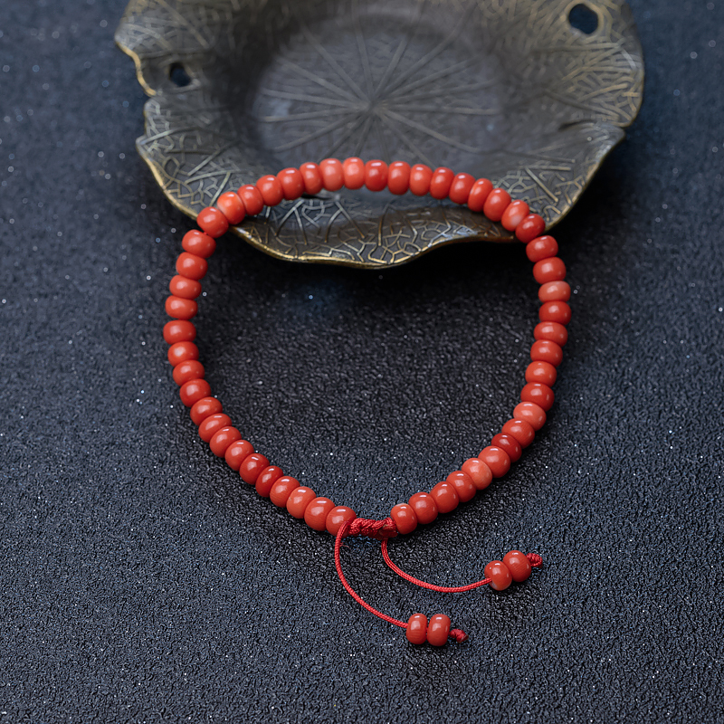 MOMO珊瑚手链-红掌柜