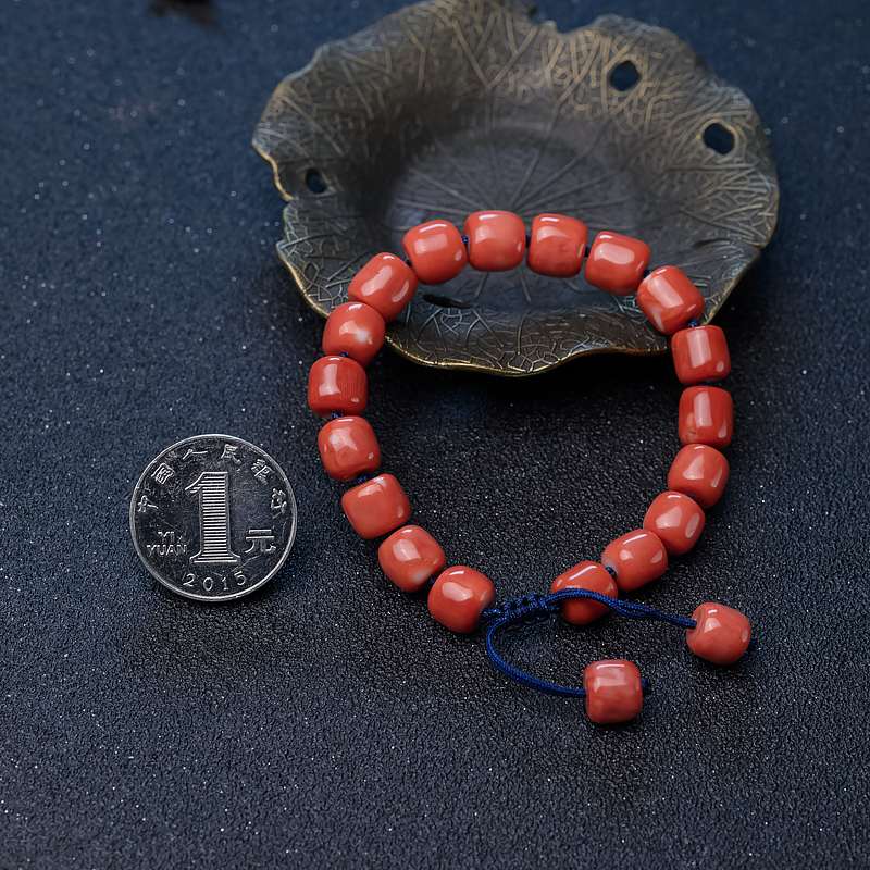 天然MOMO珊瑚手链-红掌柜