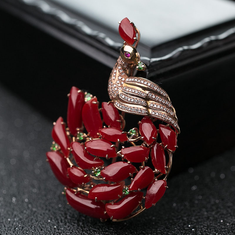 18K阿卡珊瑚两用款-红掌柜