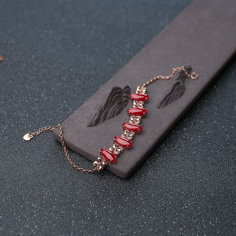 18K阿卡珊瑚手链-红掌柜