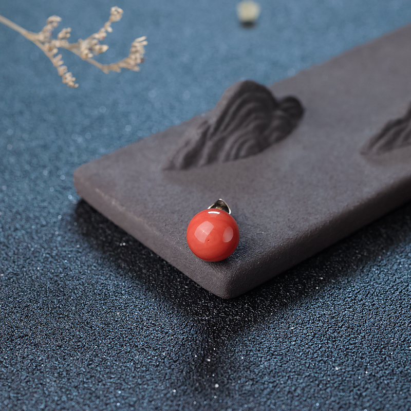 日本珊瑚圆珠吊坠-红掌柜