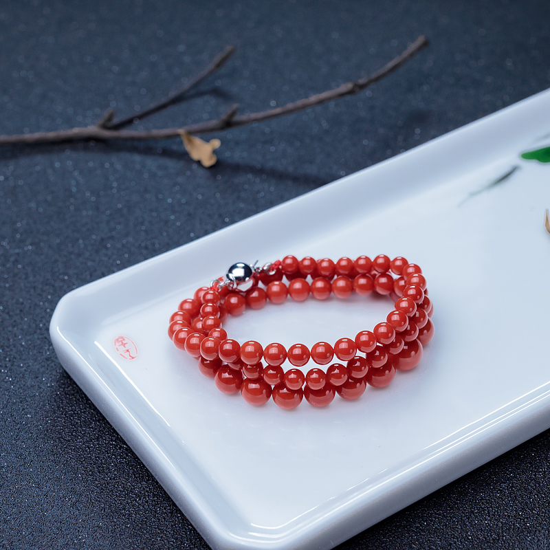 正红珊瑚塔链-红掌柜