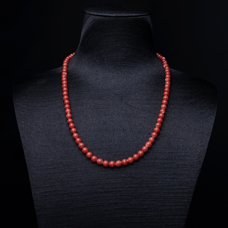 MOMO橘红珊瑚塔链-红掌柜