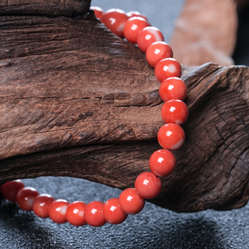 珊瑚108佛珠-红掌柜