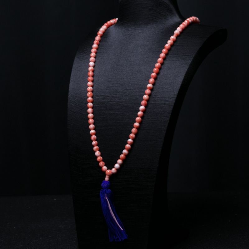 8.5mm珊瑚108佛珠-红掌柜