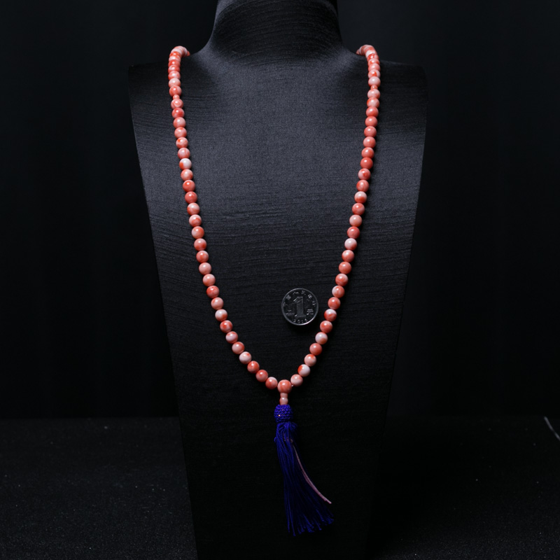 珊瑚108佛珠-红掌柜