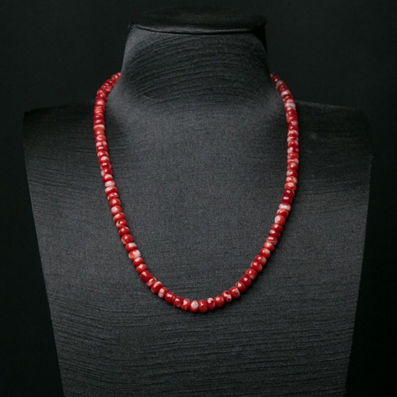 阿卡珊瑚鼓珠108佛珠-红掌柜