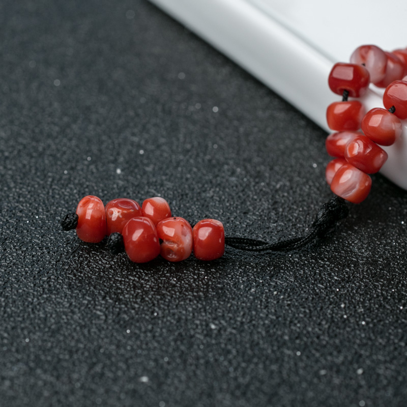 阿卡珊瑚佛珠-红掌柜