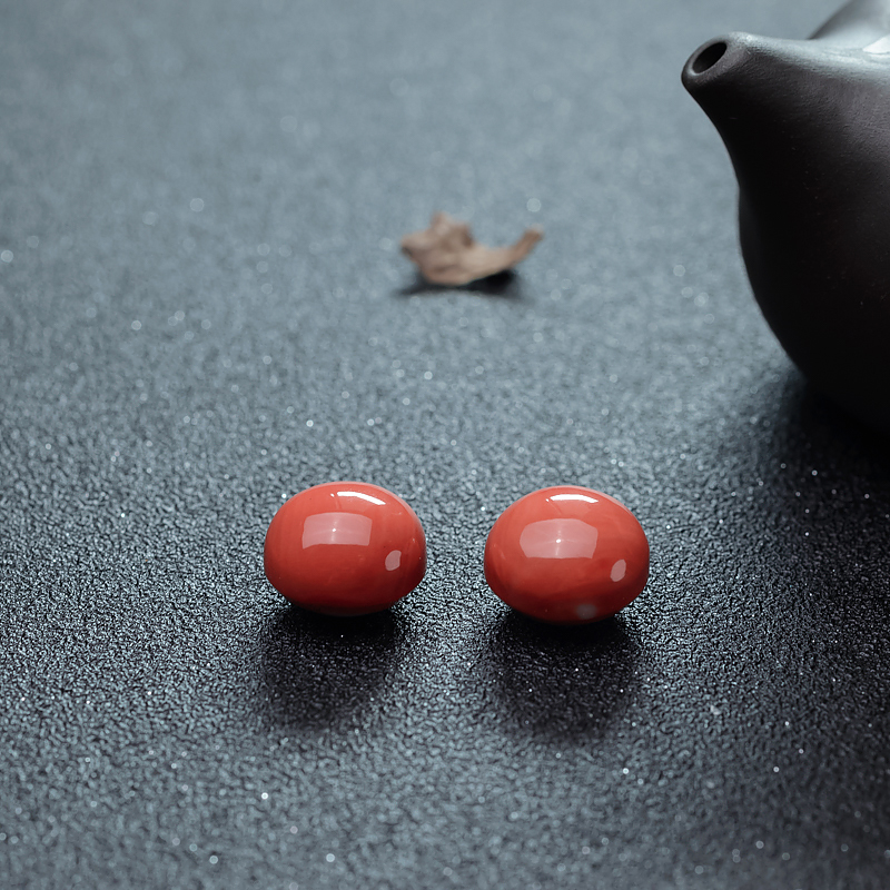 MOMO珊瑚戒面-红掌柜