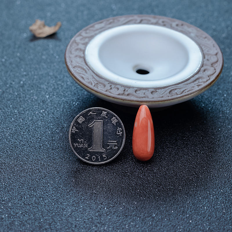 MOMO珊瑚戒面-红掌柜