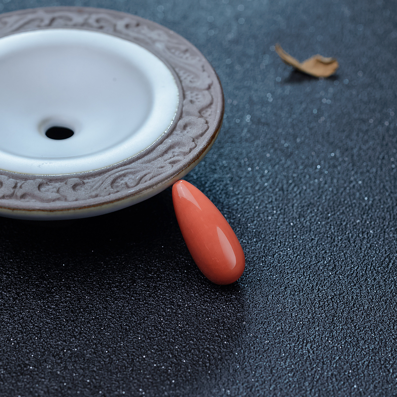 台湾MOMO珊瑚水滴戒面-红掌柜