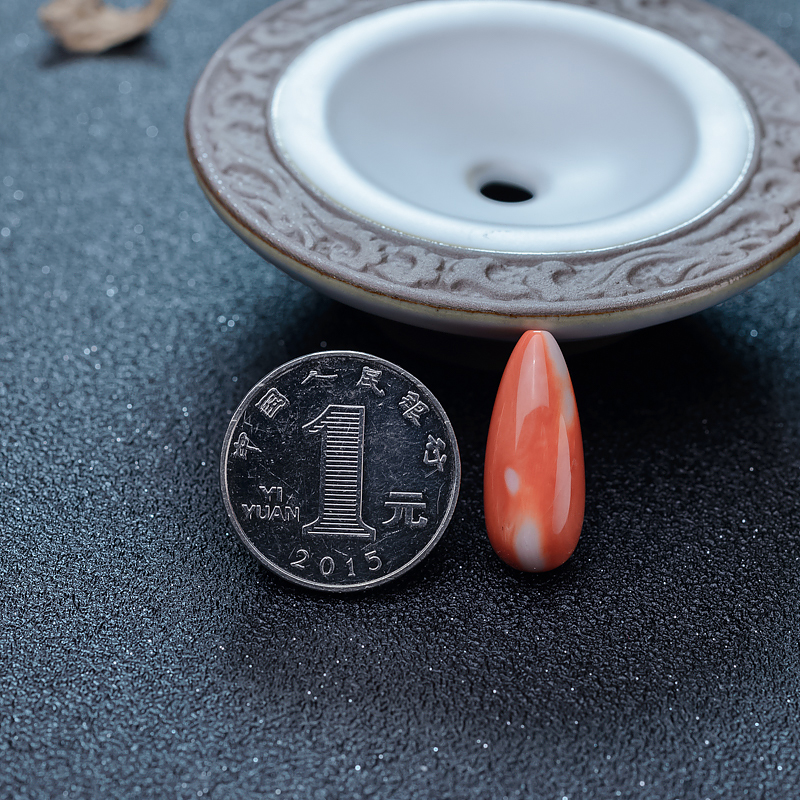 MOMO珊瑚戒面-红掌柜