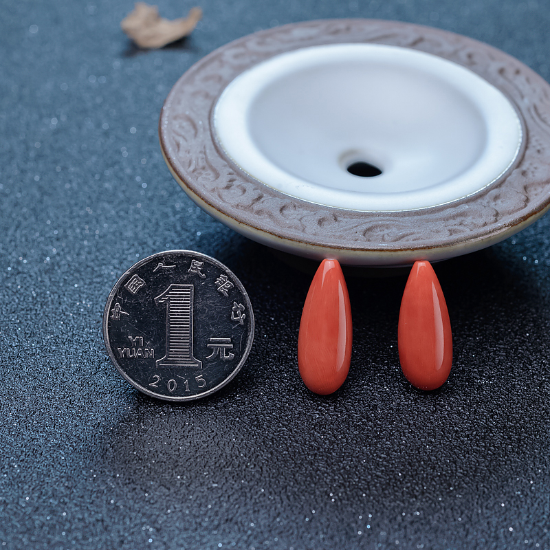 MOMO珊瑚戒面-红掌柜