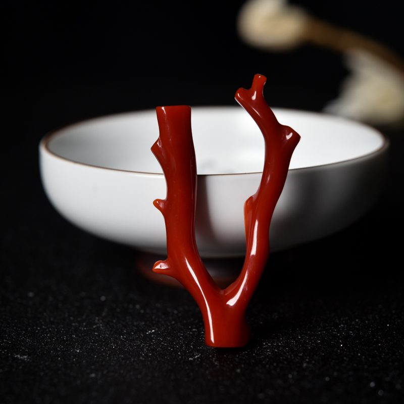 日本深红珊瑚原枝-红掌柜