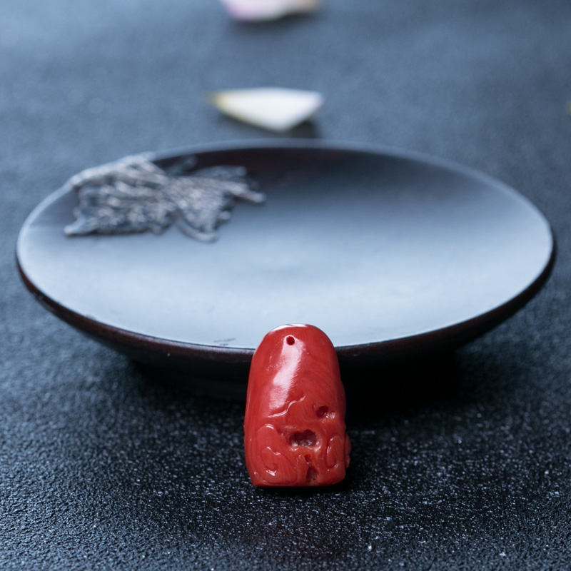 沙丁珊瑚弥勒佛-红掌柜