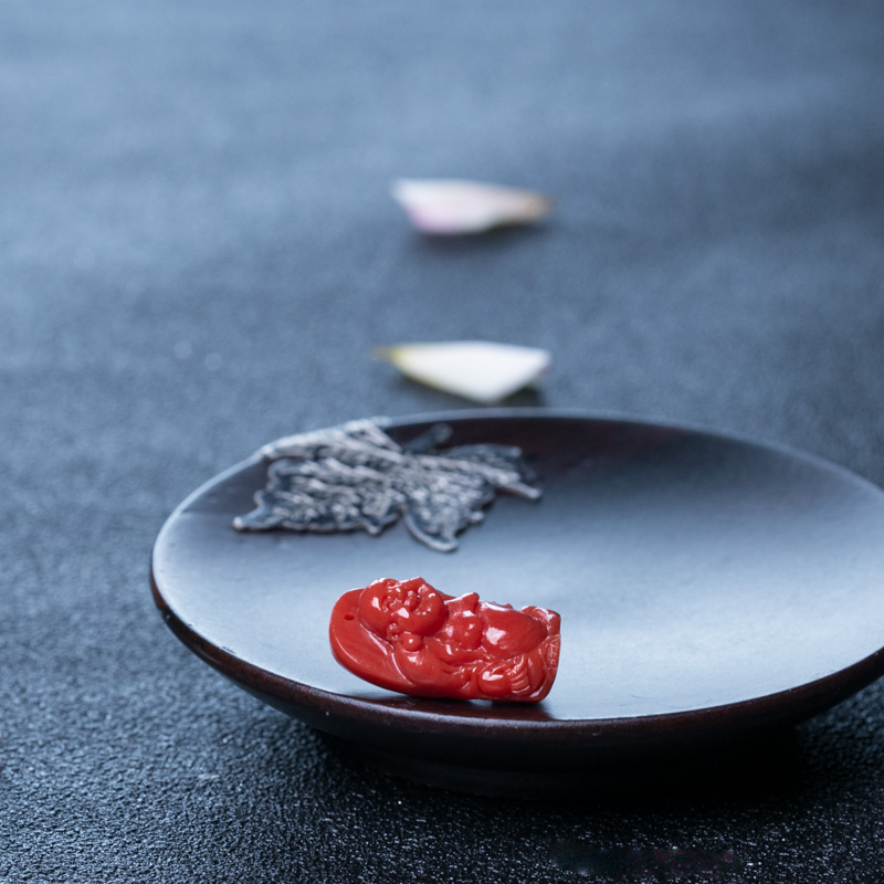 珊瑚弥勒佛-红掌柜