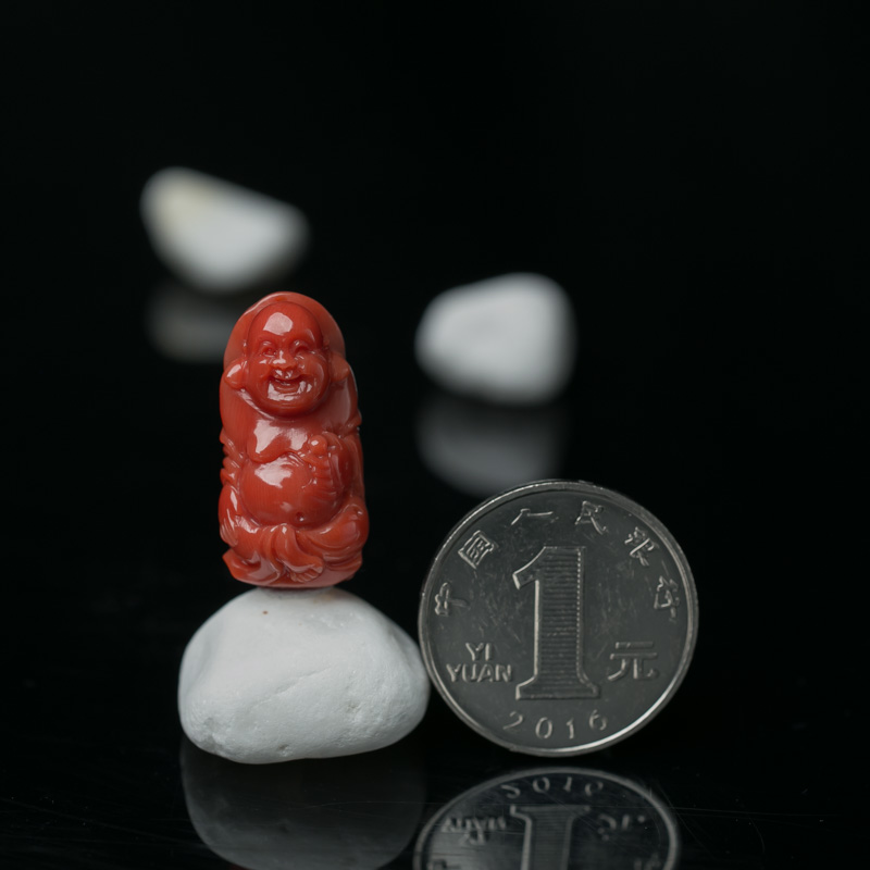 意大利珊瑚佛挂坠-红掌柜