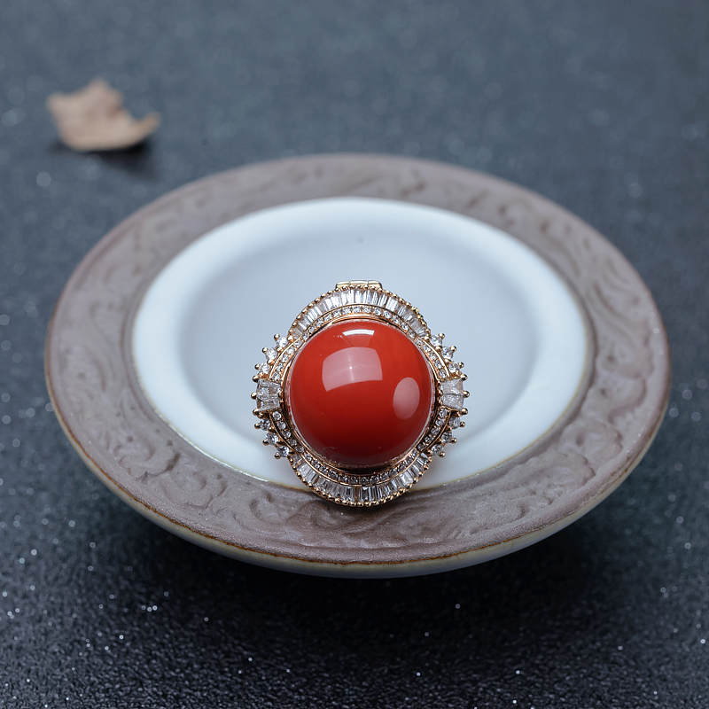 18K阿卡珊瑚两用款-红掌柜