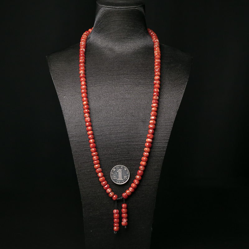日本珊瑚鼓珠佛珠-红掌柜