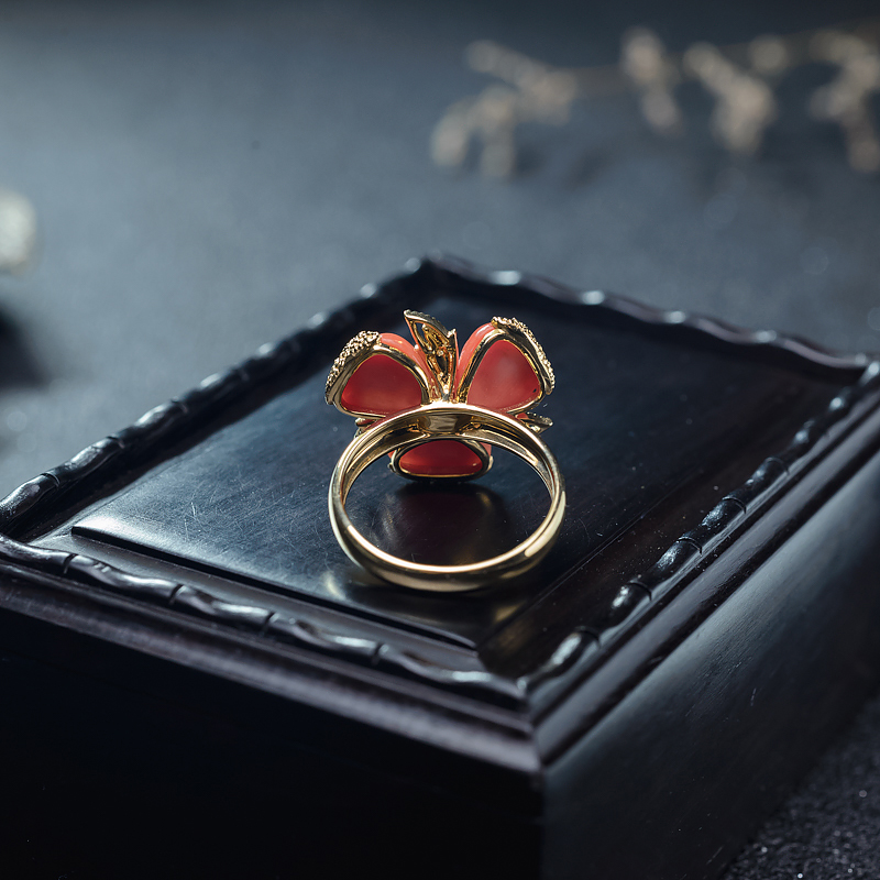 18kMOMO戒指-红掌柜