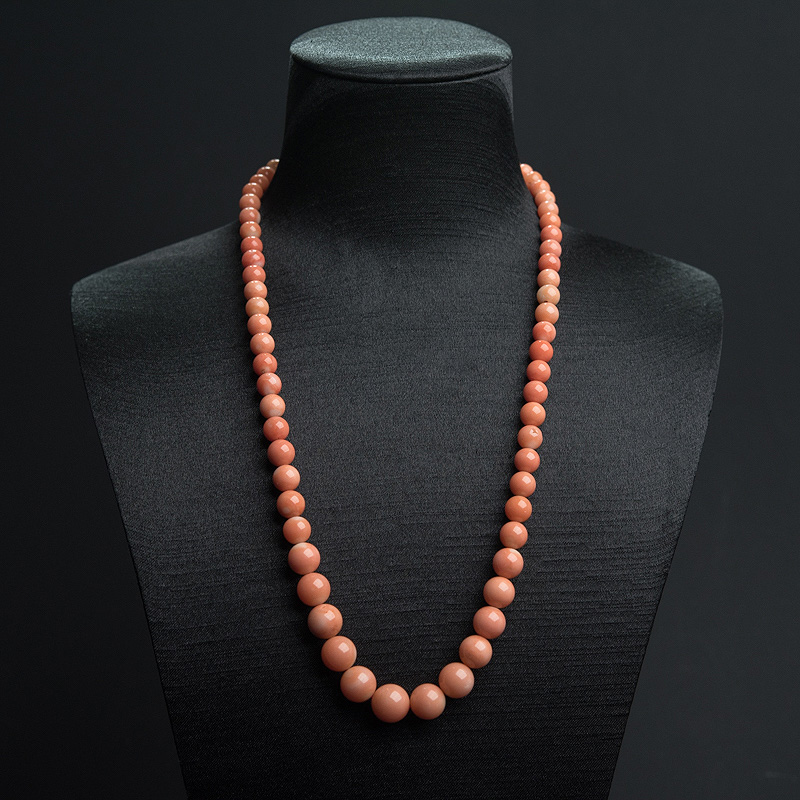 MOMO橘色珊瑚塔链-红掌柜