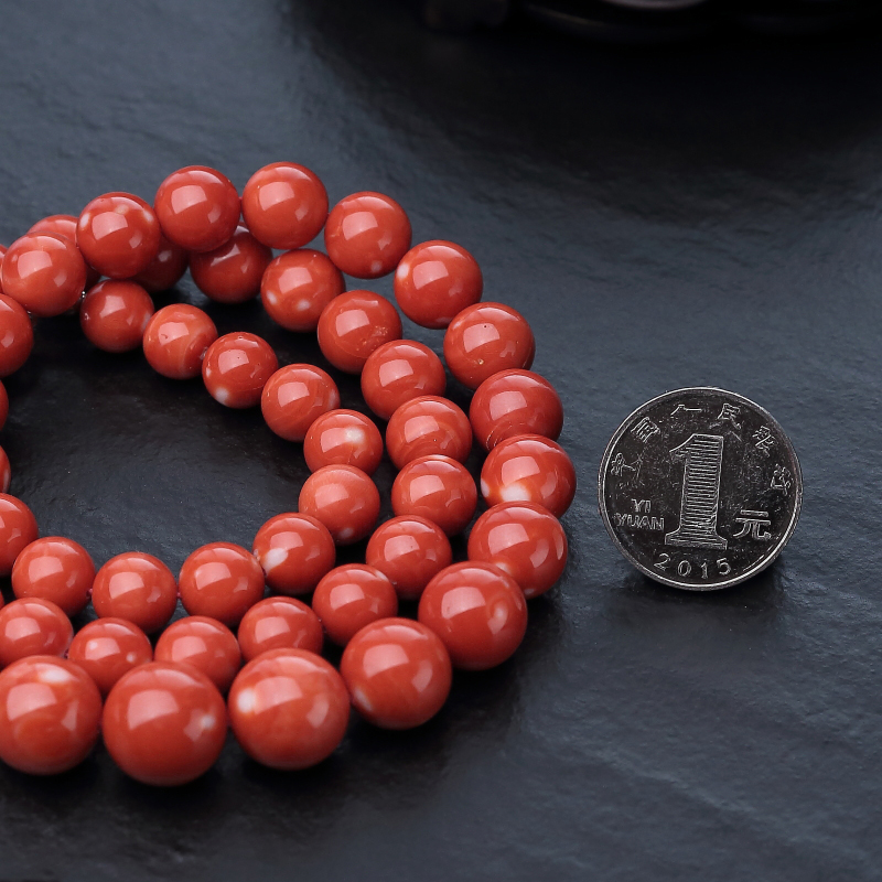 台湾天然红珊瑚塔链-红掌柜