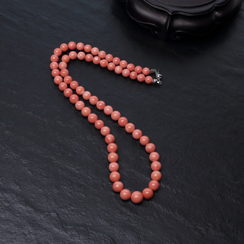 MOMO粉色珊瑚塔链-红掌柜