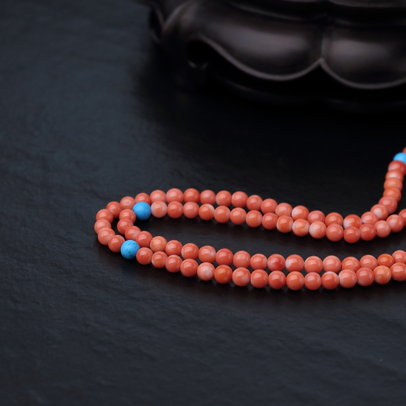 MOMO珊瑚佛珠-红掌柜