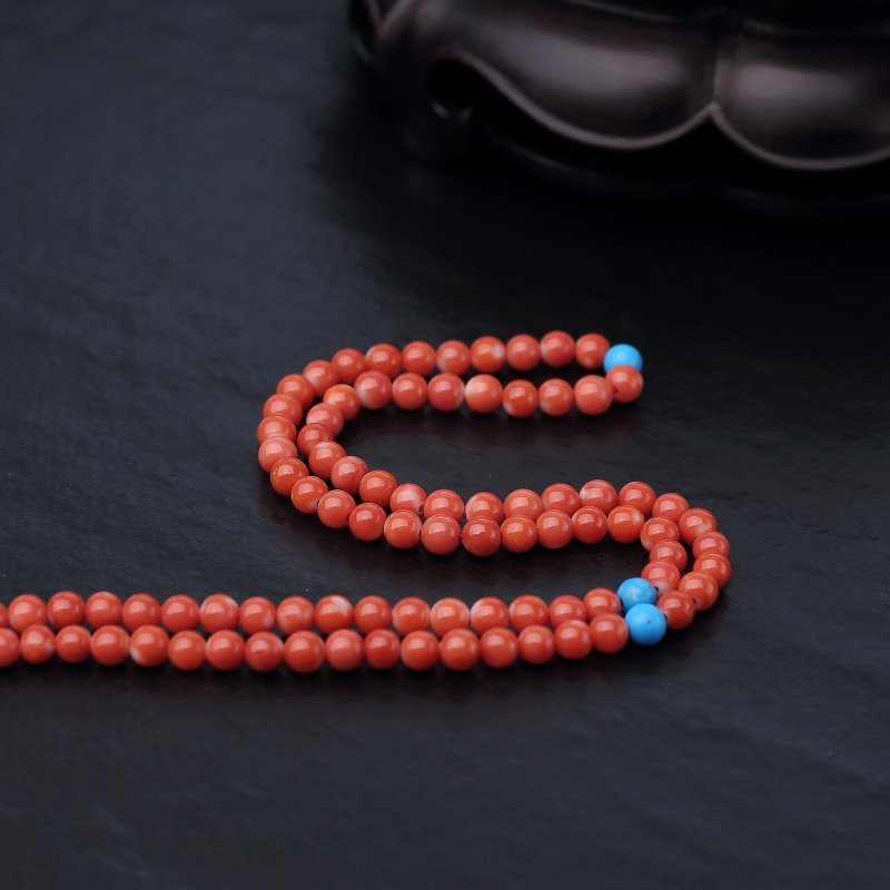 珊瑚108佛珠-红掌柜
