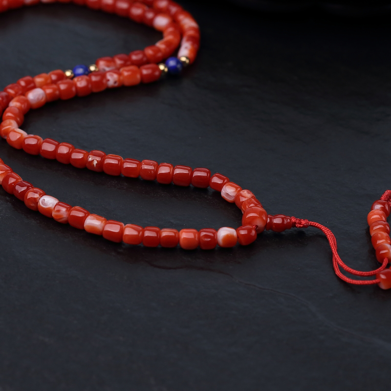 红珊瑚苹果珠108佛珠-红掌柜