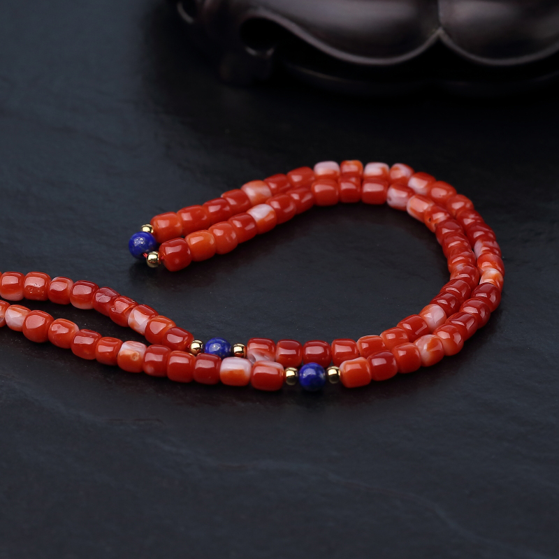 红珊瑚苹果珠佛珠-红掌柜