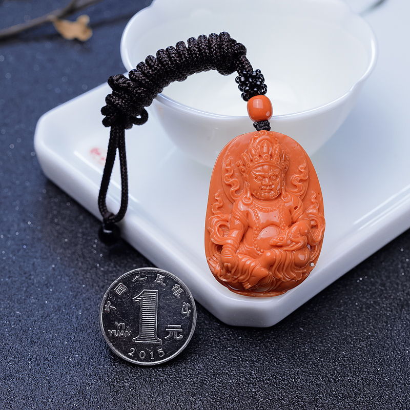 MOMO珊瑚黄财神-红掌柜