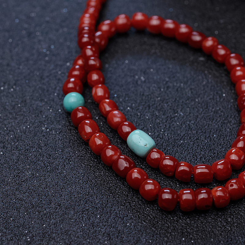 珊瑚108佛珠-红掌柜