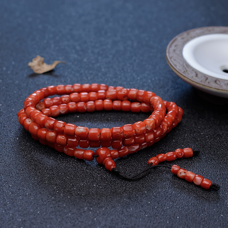 天然珊瑚塔链-红掌柜