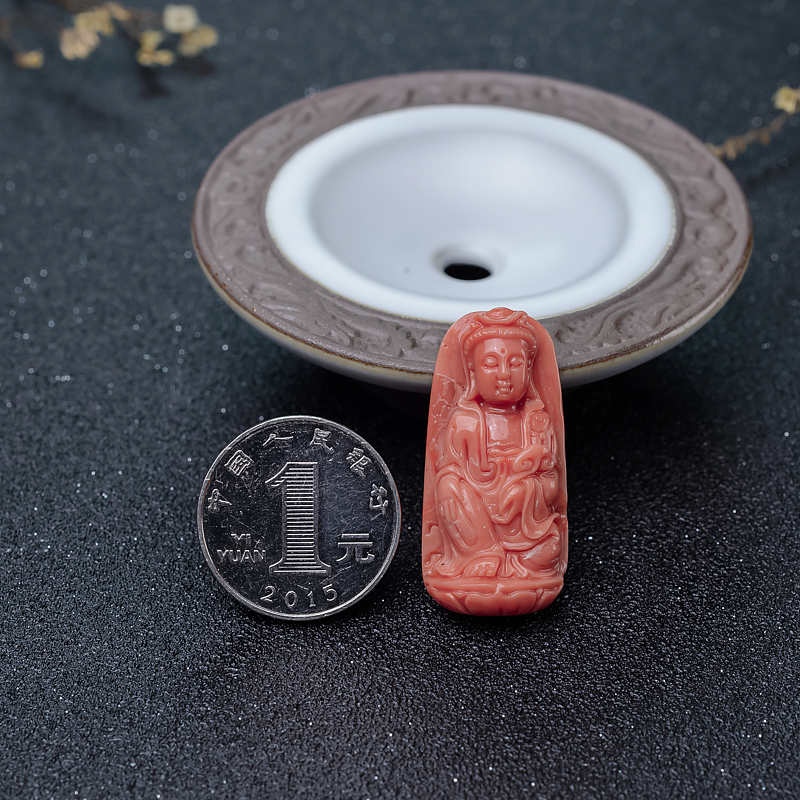 MOMO珊瑚吊坠-红掌柜