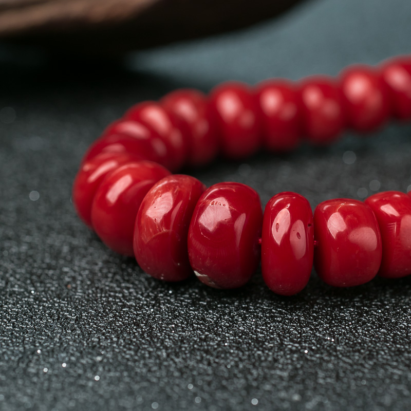 珊瑚算盘珠塔链-红掌柜