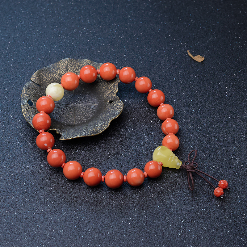 天然珊瑚手持-红掌柜