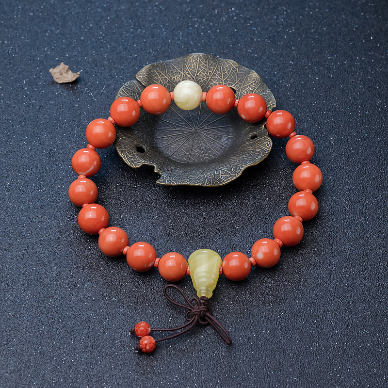 天然台湾珊瑚手持-红掌柜