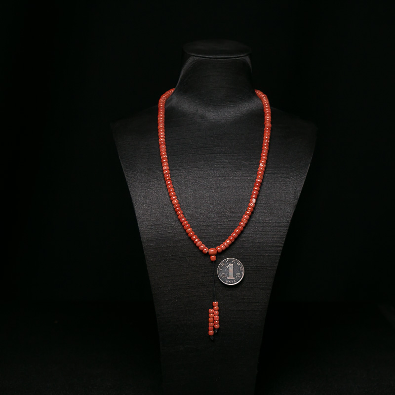 MOMO珊瑚算盘珠佛珠-红掌柜