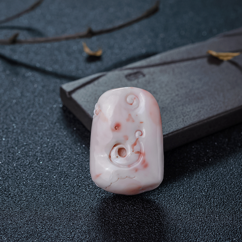 MISU粉红珊瑚弥勒佛-红掌柜