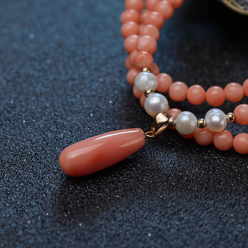 深水珊瑚项链-红掌柜