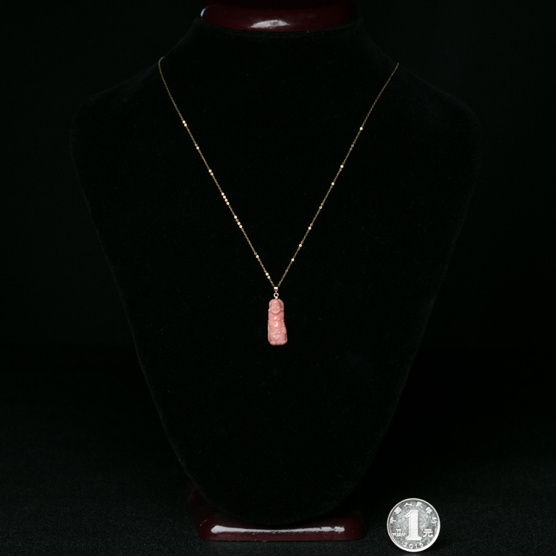 台湾珊瑚佛项链-红掌柜