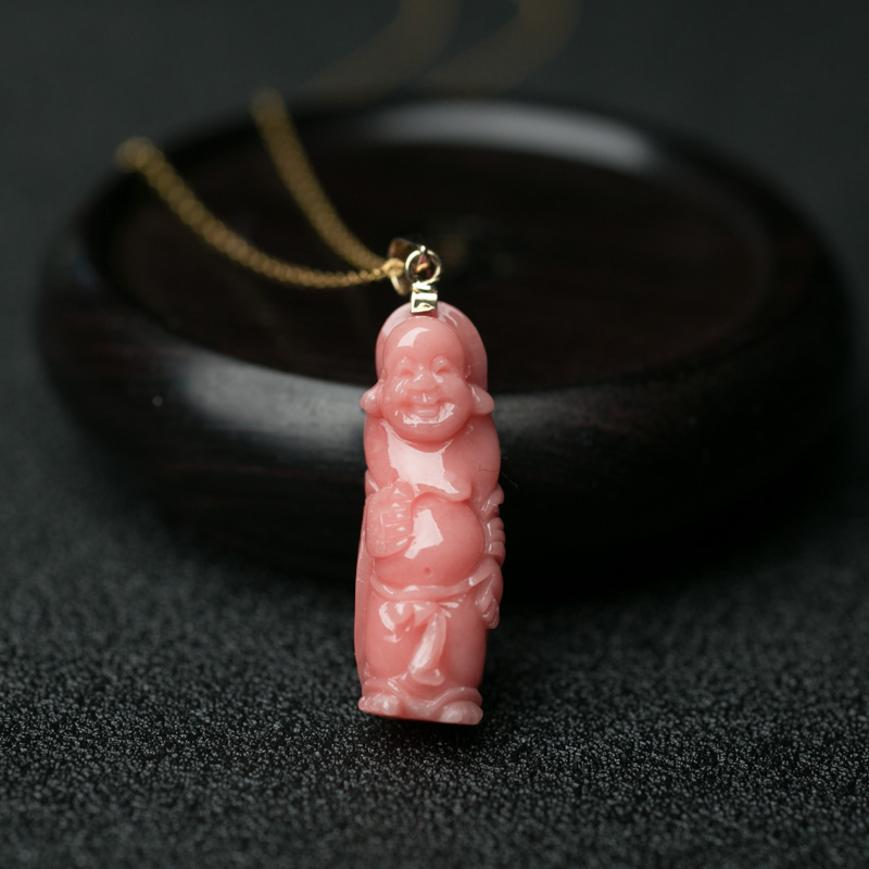珊瑚佛项链-红掌柜